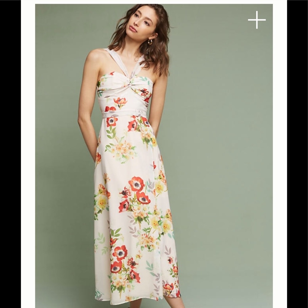 Floral wedding guest dress